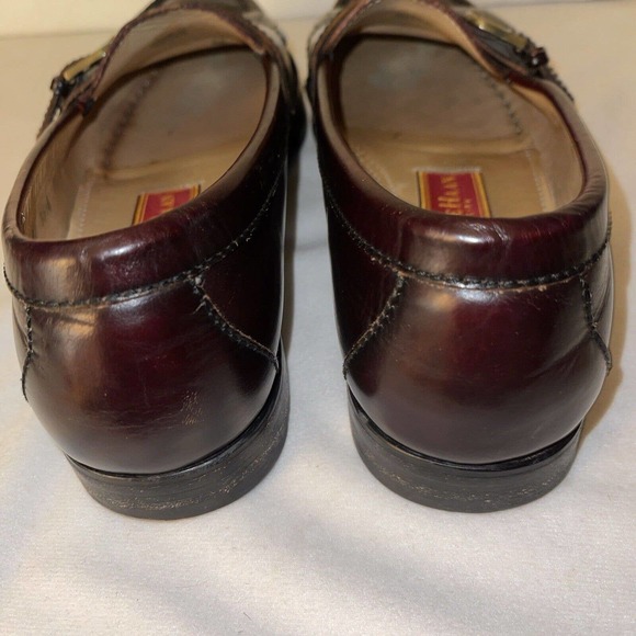 Cole Haan Buckle Kiltie Slip On Loafer Leather Cordovan Brown 8.5 D 3516 main image 4